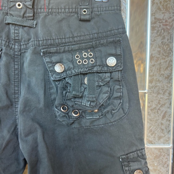 G-Star Dark Gray Cargo Pants with Button Accents - Picture 5 of 10